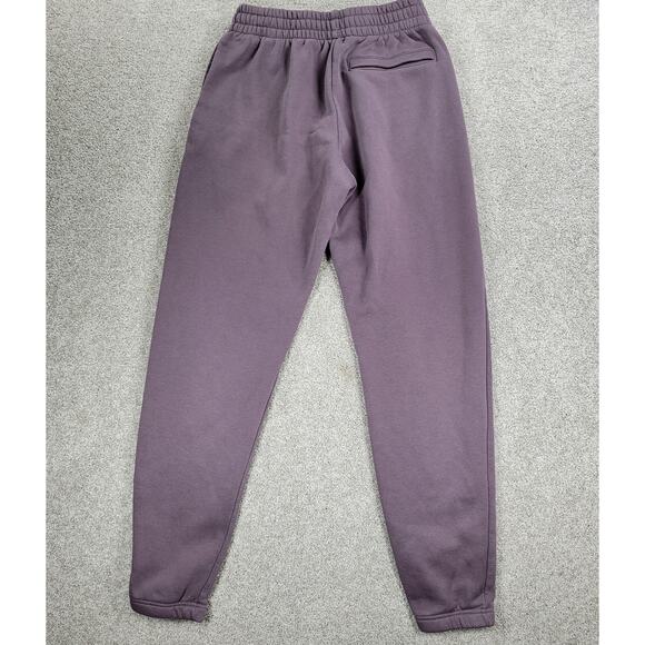 Under Armour Essentials Sweat Pants Mens M Pink Mauve Gym Cozy Fleece Joggers - Picture 10 of 14